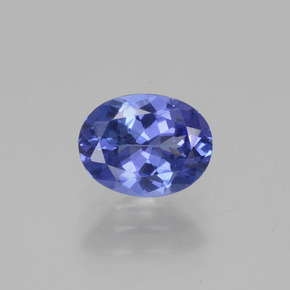 1,30 ctw natürlicher blauer Tansanit, Oval Schliff, VS