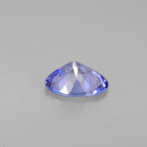 1,00 ctw natürlicher blauer Tansanit, Oval Schliff, VVS-VS