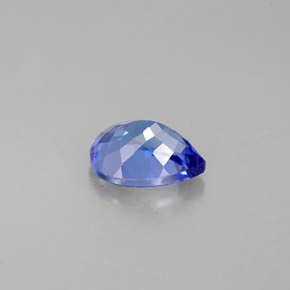 1,39 ctw natürlicher blauer Tansanit, Birnenform, VVS-VS
