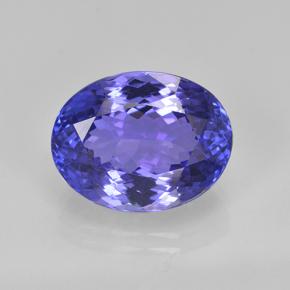 6,26 ctw natürlicher blauer Tansanit, Oval Schliff, VVS