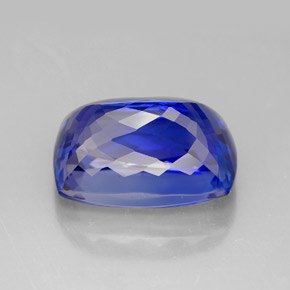 7,21 ctw natürlicher blauer Tansanit, Kissenschliff, VVS