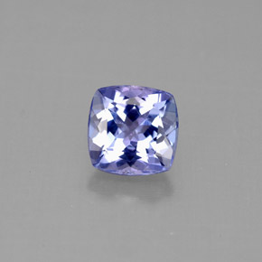1,11 ctw natürlicher blauer Tansanit, Kissenschliff, VVS