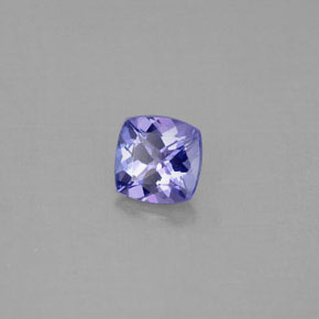 0,96 ctw natürlicher blauer Tansanit, Kissenschliff, VVS