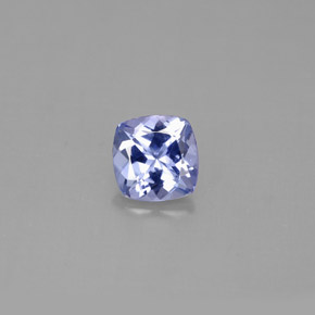 0,90 ctw natürlicher blauer Tansanit, Kissenschliff, VVS