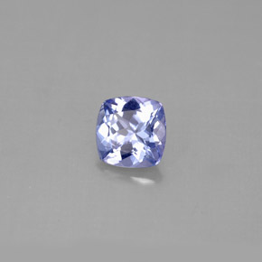 0,90 ctw natürlicher blauer Tansanit, Kissenschliff, VVS