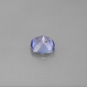 0,90 ctw natürlicher blauer Tansanit, Kissenschliff, VVS