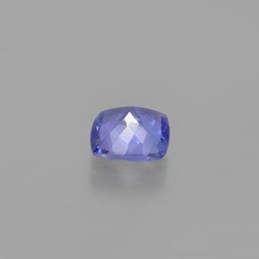 0,90 ctw natürlicher blauer Tansanit, Kissenschliff, VVS