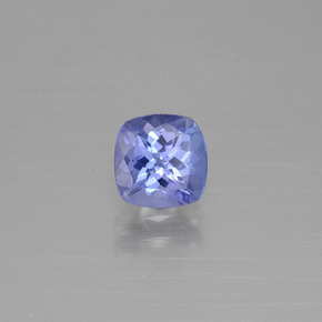 1,08 ctw natürlicher blauer Tansanit, Kissenschliff, VVS