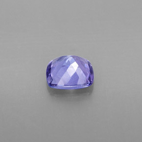0,87 ctw natürlicher blauer Tansanit, Kissenschliff, VVS