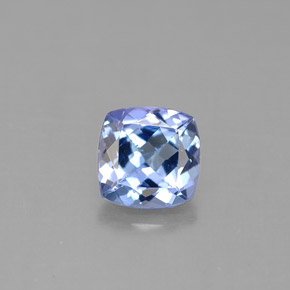 1,06 ctw natürlicher blauer Tansanit, Kissenschliff, VVS