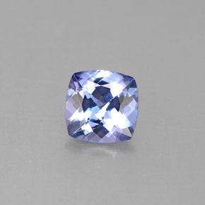 0,92 ctw natürlicher blauer Tansanit, Kissenschliff, VVS