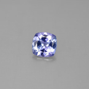 0,84 ctw natürlicher blauer Tansanit, Kissenschliff, VVS