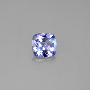 0,84 ctw natürlicher blauer Tansanit, Kissenschliff, VVS