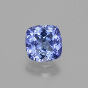 0,99 ctw natürlicher blauer Tansanit, Kissenschliff, VVS