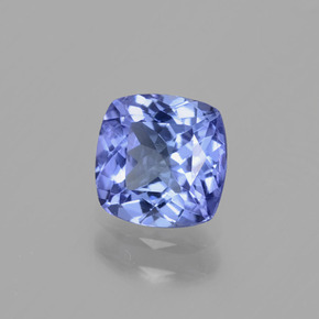 0,99 ctw natürlicher blauer Tansanit, Kissenschliff, VVS