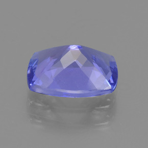 1,39 ctw natürlicher blauer Tansanit, Kissenschliff, VVS