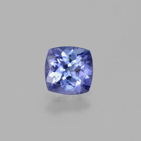 0,97 ctw natürlicher blauer Tansanit, Kissenschliff, VVS