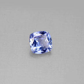 0,96 ctw natürlicher blauer Tansanit, Kissenschliff, VVS