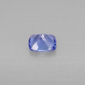 0,90 ctw natürlicher blauer Tansanit, Kissenschliff, VS