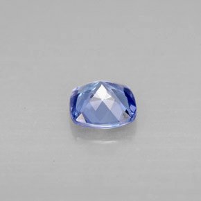 0,91 ctw natürlicher blauer Tansanit, Kissenschliff, VS