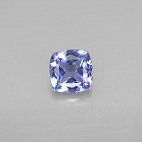 1,03 ctw natürlicher blauer Tansanit, Kissenschliff, VVS-VS