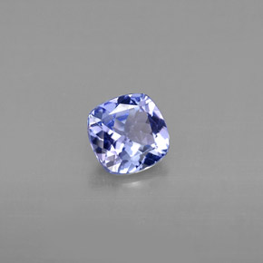0,74 ctw natürlicher blauer Tansanit, Kissenschliff, VVS