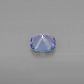 0,74 ctw natürlicher blauer Tansanit, Kissenschliff, VVS