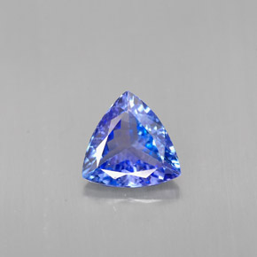 1,09 ctw natürlicher blauer Tansanit, Trillion, VVS-VS