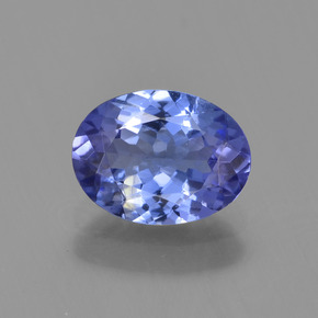 1,24 ctw natürlicher blauer Tansanit, Oval Schliff, VVS