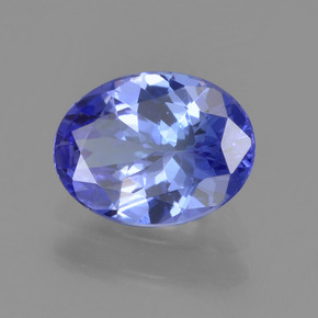 1,22 ctw natürlicher blauer Tansanit, Oval Schliff, VVS