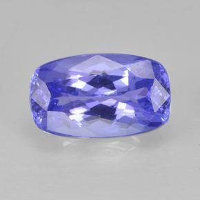 1,24 ctw natürlicher blauer Tansanit, Kissenschliff, VVS