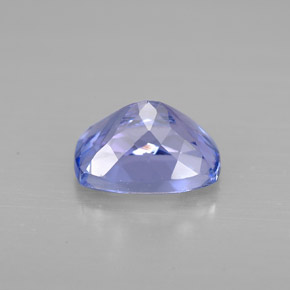 1,29 ctw natürlicher blauer Tansanit, Kissenschliff, VVS
