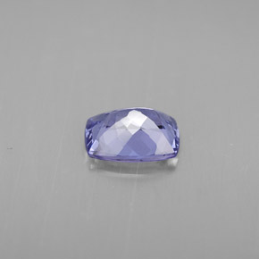 0,92 ctw natürlicher violetter Tansanit, Kissenschliff, IF