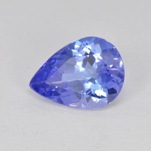 1,04 ctw natürlicher blauer Tansanit, Birnenform, VS