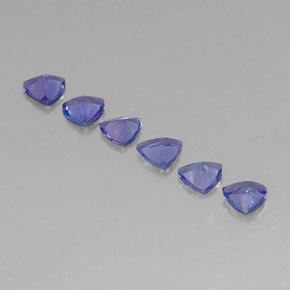  ct natürliche blauer Tansanit-Edelsteine, Trillion, VVS-VS