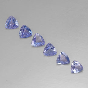  ct natürliche blauer Tansanit-Edelsteine, Trillion, VVS-VS