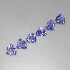  ct natürliche blauer Tansanit-Edelsteine, Trillion, VVS-VS