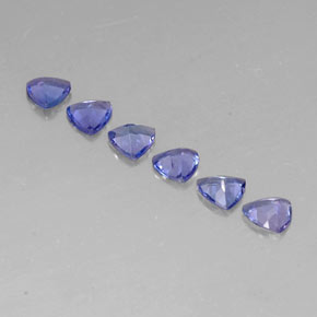  ct natürliche blauer Tansanit-Edelsteine, Trillion, VVS-VS