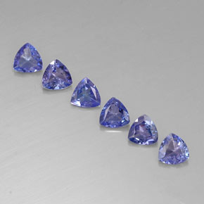  ct natürliche blauer Tansanit-Edelsteine, Trillion, VVS-VS