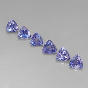  ct natürliche blauer Tansanit-Edelsteine, Trillion, VVS-VS