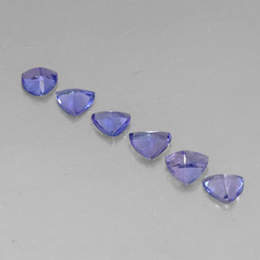  ct natürliche blauer Tansanit-Edelsteine, Trillion, VVS-VS