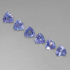  ct natürliche blauer Tansanit-Edelsteine, Trillion, VVS-VS