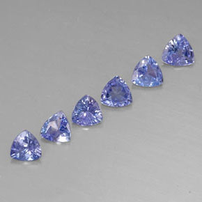  ct natürliche blauer Tansanit-Edelsteine, Trillion, VVS-VS