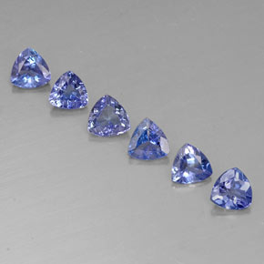  ct natürliche blauer Tansanit-Edelsteine, Trillion, VVS-VS