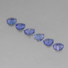  ct natürliche blauer Tansanit-Edelsteine, Trillion, VVS-VS