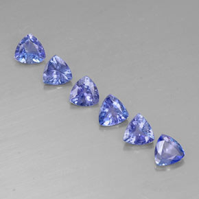  ct natürliche blauer Tansanit-Edelsteine, Trillion, VVS-VS