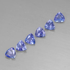  ct natürliche blauer Tansanit-Edelsteine, Trillion, VVS-VS