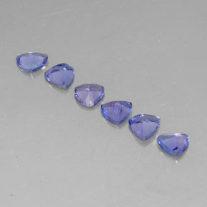  ct natürliche blauer Tansanit-Edelsteine, Trillion, VVS-VS