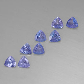  ct natürliche blauer Tansanit-Edelsteine, Trillion, VVS-VS