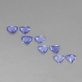  ct natürliche blauer Tansanit-Edelsteine, Trillion, VVS-VS